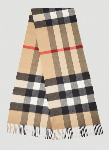 Burberry Mega 格纹围巾 米 bur0149081