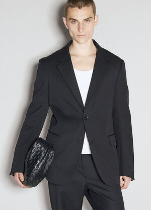 Homme Plissé Issey Miyake Single-Breasted Blazer Black hmp0160007