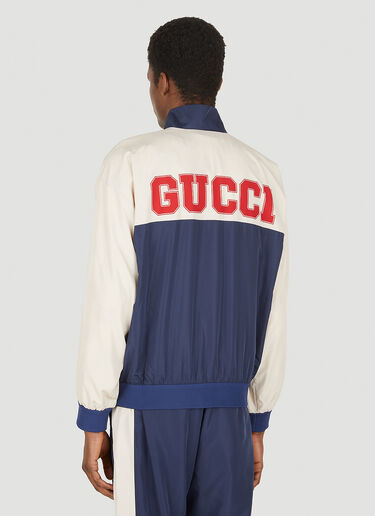Gucci 徽标印花运动夹克 蓝 guc0150014