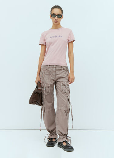Distressed Cargo Pants Acne Studios Distressed Cargo Pants Pink acn0254035