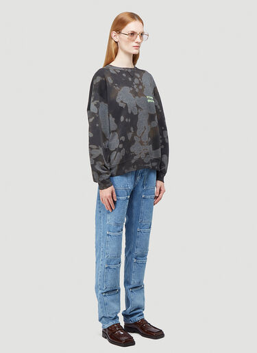 Stain Shade 10.10 Tie-Dye Russell Athletic Sweatshirt Black stn0310016