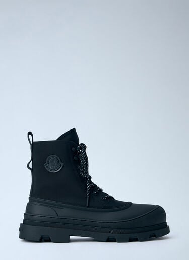 LN-CC® - Moncler: Vera Sheal Ankle Boots - Black Moncler Vera Sheal Ankle Boots Black mon0165002