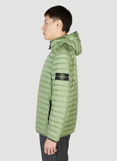 Stone Island Hooded Puffer Jacket Green sto0152017