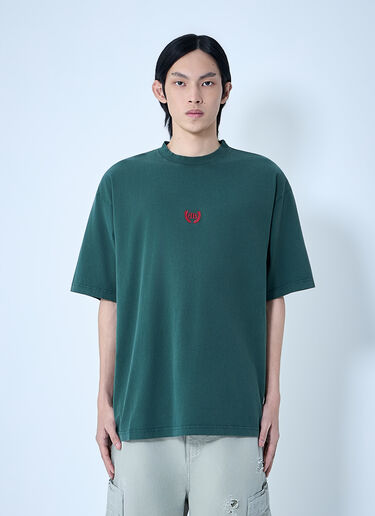 Balenciaga Medium Fit T-Shirt Green bal0163005