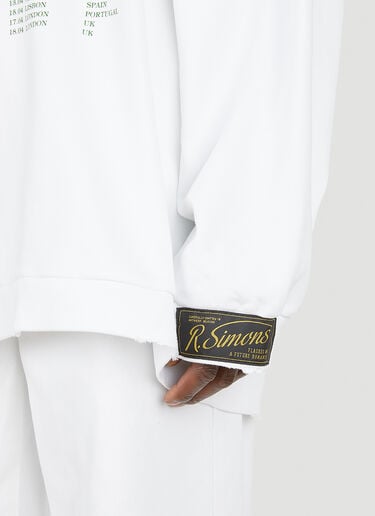 Grimcrawler Hooded Sweatshirt Raf Simons Grimcrawler Hooded Sweatshirt White raf0148003
