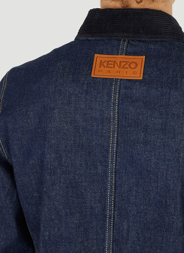 Kenzo Poppy Denim Jacket Blue knz0150013
