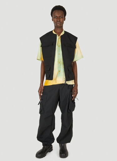 OAMC Kurt Cosmos Motif Shirt Yellow oam0148008