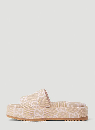 Gucci Jumbo GG Platform Sandals Pink guc0251283