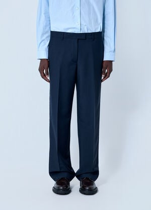 Miu Miu Tailored Wool Trousers Navy miu0164034