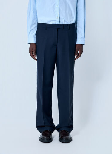 Miu Miu Tailored Wool Trousers Navy miu0164034