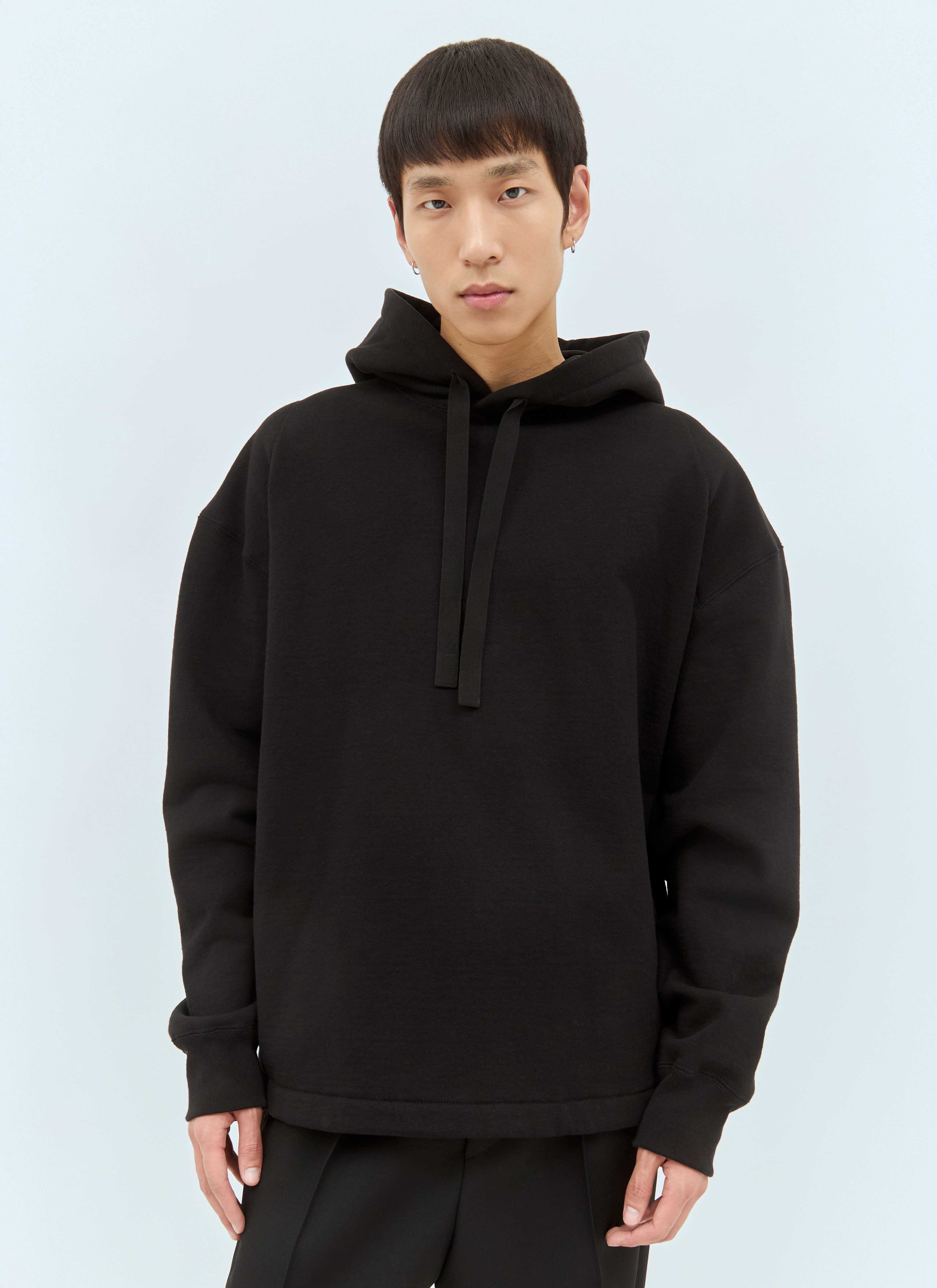 Jil Sander Men's' Hooded Sweatshirt in Black | LN-CC®