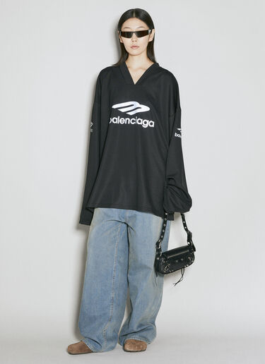 Balenciaga ル カゴール XS スリングショルダーバッグ ブラック bal0255060