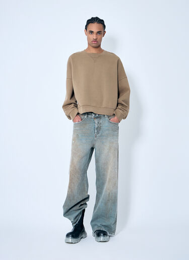 Entire Studios Box Crew Sweatshirt Brown ent0358004