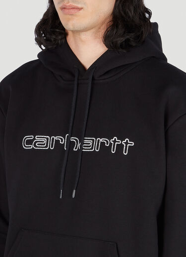 Carhartt WIP 엘지 후드 스웨트셔츠 블랙 wip0151026