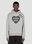 Human Made Logo Print Hooded Sweatshirt Grey hmd0152012
