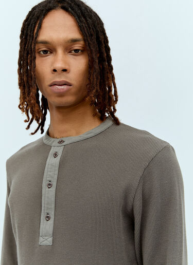 Acne Studios Long Sleeve T-Shirt Grey acn0155021