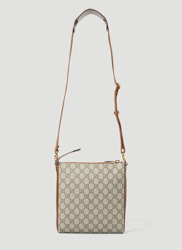 Gucci GG Supreme Messenger Crossbody Bag Beige guc0150208