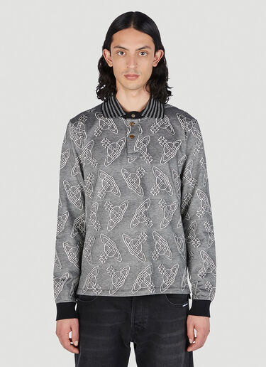 Vivienne Westwood Orb Polo Top Grey vvw0151006