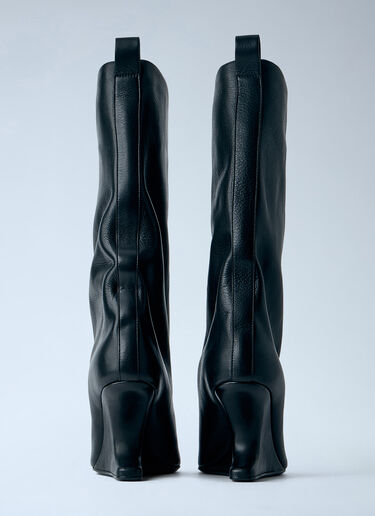 Rick Owens Cantilever 8 Sharp Flared Boots Black ric0263052