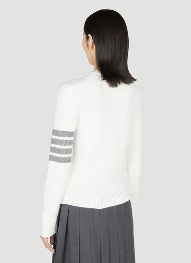 Thom Browne 四条杠毛衣 白色 thb0251012