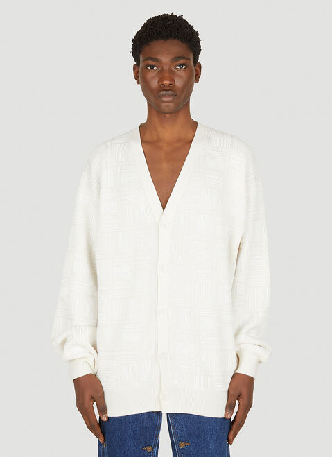 Jacquemus Barcode Cardigan Beige jac0251040