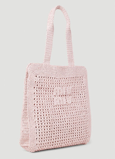 Miu Miu Beach Tote Bag White miu0252078