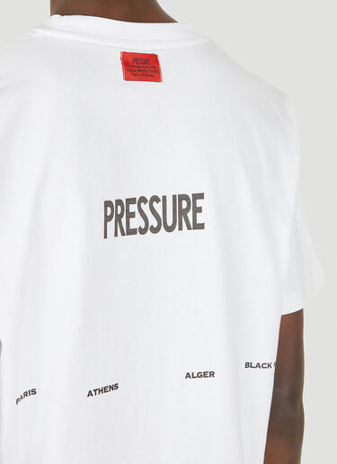 Pressure 시그니처 로고 티셔츠 화이트 prs0148020