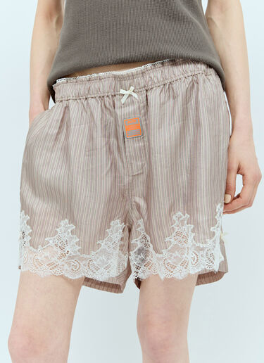 Martine Rose French Knicker Shorts Beige mtr0255001