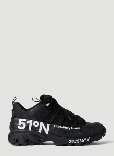 Burberry Coordinates Print Arthur Sneakers Black bur0151057