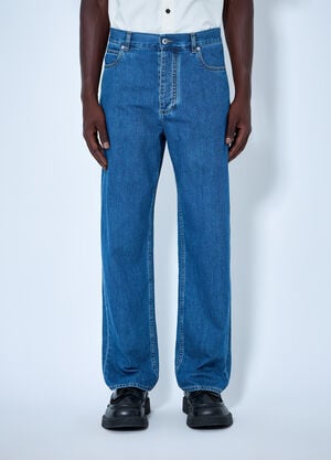 Bottega Veneta Straight-Leg Denim Jeans Blue bov0165009