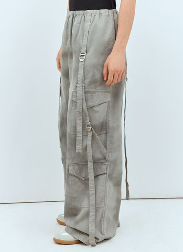 Acne Studios 가먼트 다이드 카고 팬츠 그레이 acn0158003