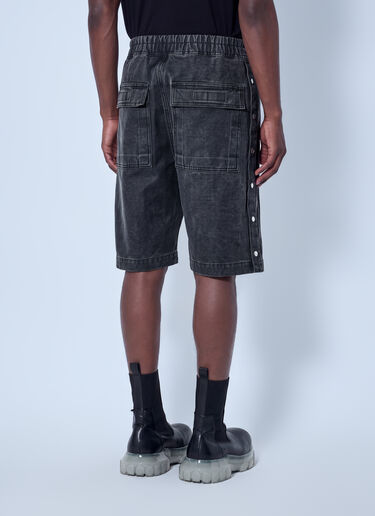 LN-CC® - Rick Owens DRKSHDW: Pusher Shorts - Grey Rick Owens DRKSHDW Pusher Shorts Grey drk0166011