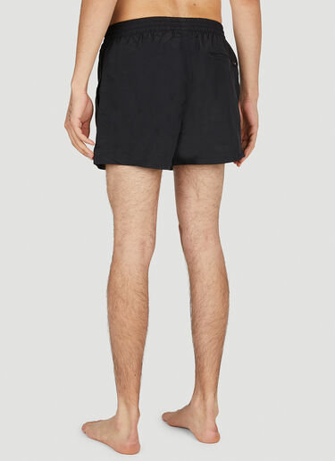 Y-3 Logo Print Swim Shorts Black yyy0152007