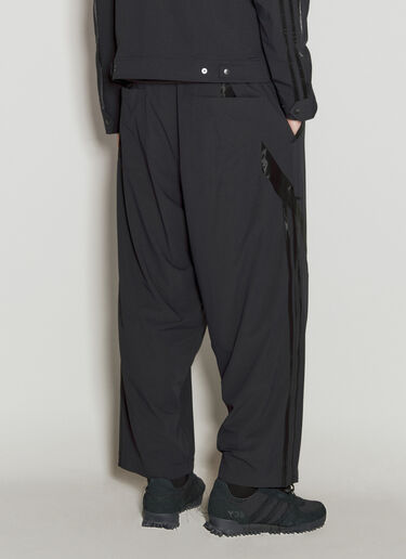 Y-3 Logo Applique Ripstop Track Pants Black yyy0156013