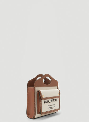 Burberry Pocket Mini Handbag Brown bur0243092