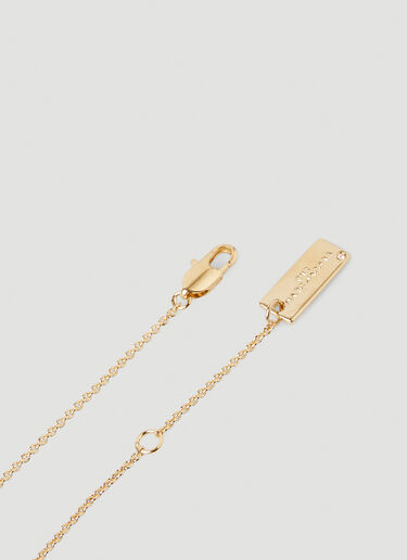 Marc Jacobs Mother of Pearl Medallion Necklace Gold mcj0250055