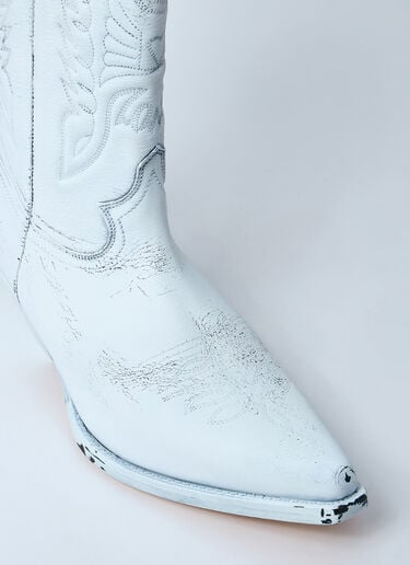 Florence Cowboy Boots MM6 Maison Margiela Florence Cowboy Boots Black mmm0160006