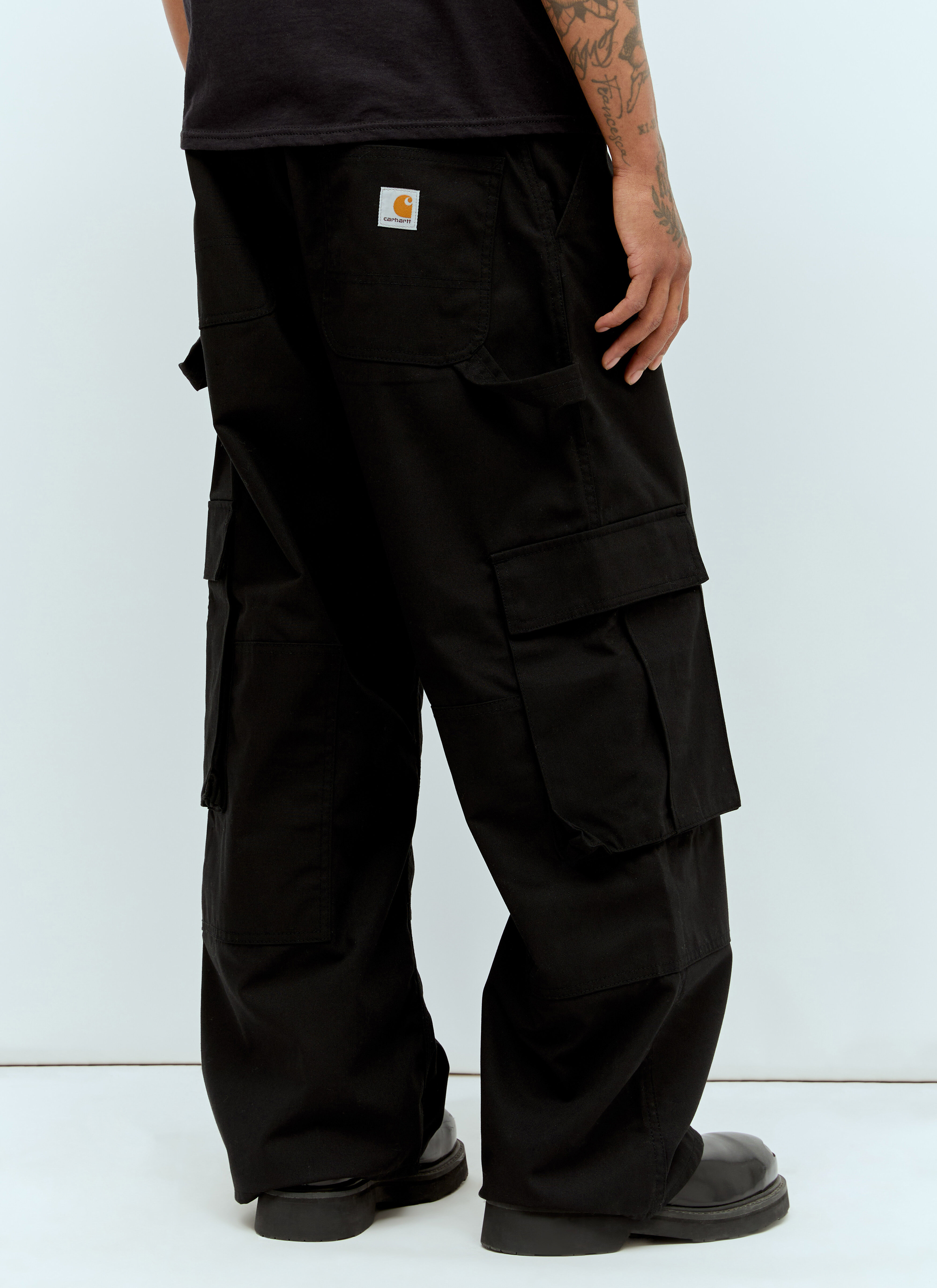 Junya Watanabe Men's' x Carharrt Cargo Pants in Black | LN-CC®