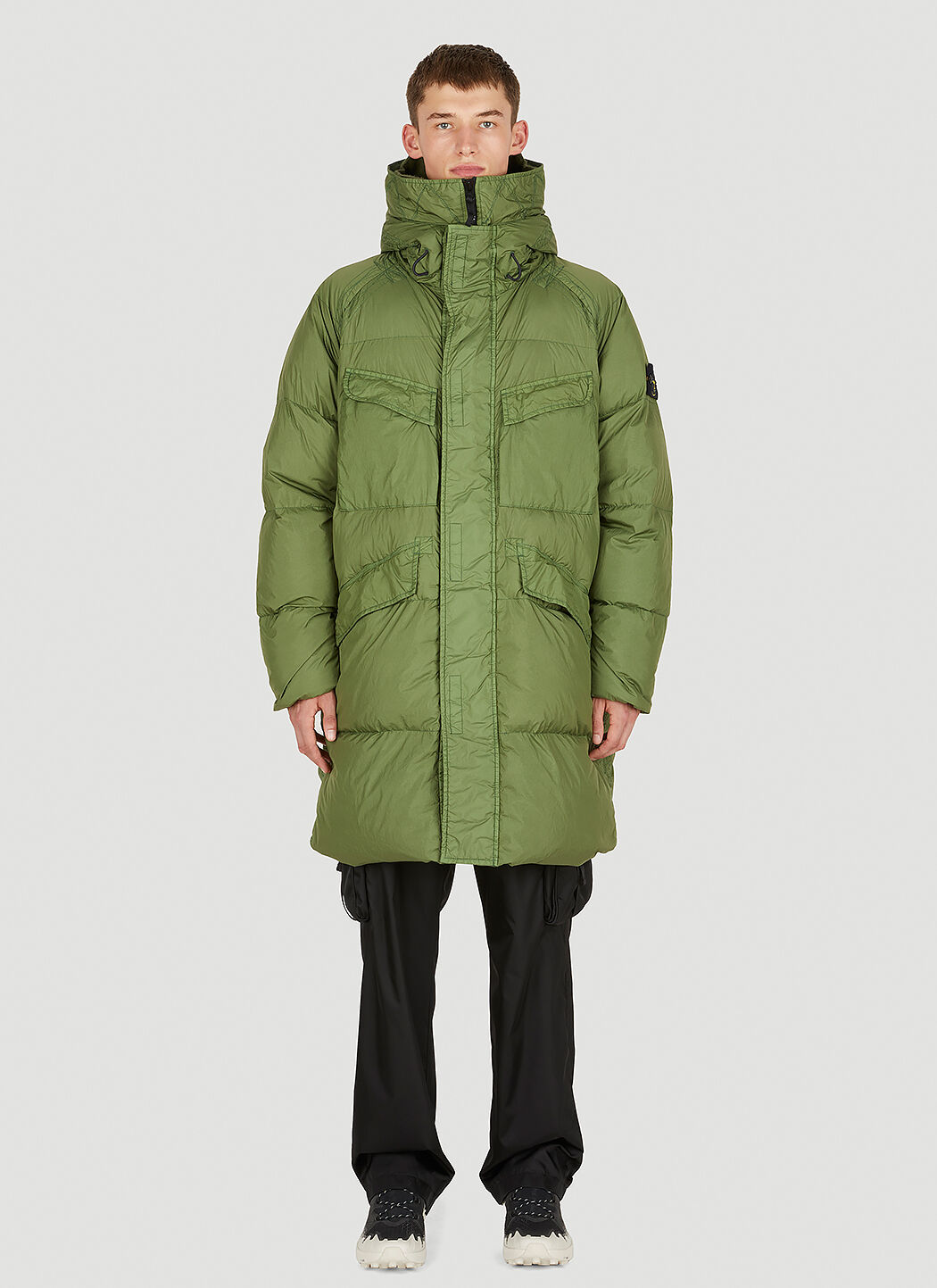 Stone island deals parka coat