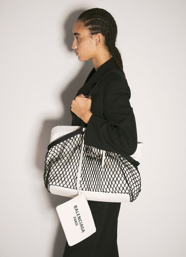 Balenciaga 24/7 Medium Tote Bag White bal0257048