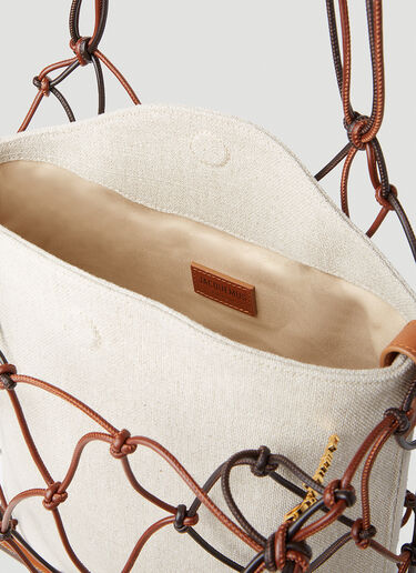 Le Petit Filet Pralu Handbag Jacquemus Le Petit Filet Pralu Handbag Brown jac0251077