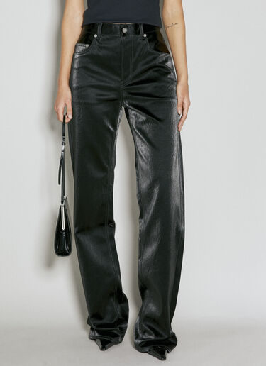 Saint Laurent Long Extreme Baggy Jeans Black sla0254033