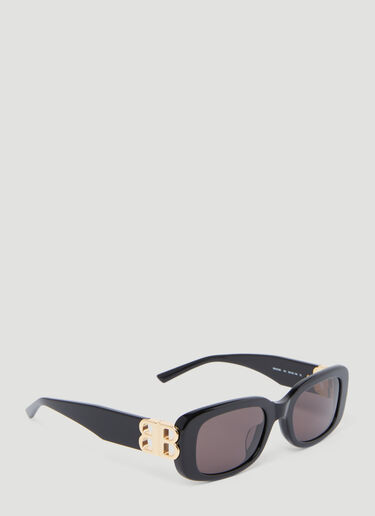 Balenciaga Dynasty Square Sunglasses Black bcs0353011