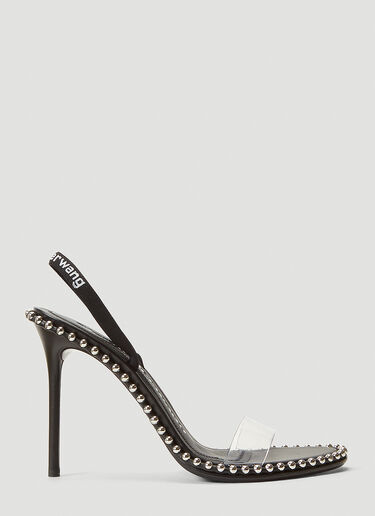 Alexander Wang Nova Stud-Embellished Heels Black awg0242046