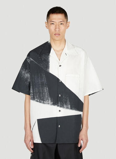 Alexander McQueen Hawaiian Shirt Black amq0152002