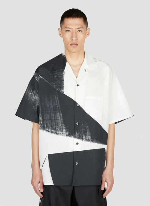 Alexander McQueen Hawaiian Shirt Black amq0150028
