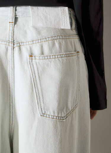 MM6 Maison Margiela 경량 로우 웨이스트 진 블루 mmm0255011