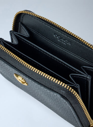 LN-CC® - Coach: Essential Small Zip Around Card Case - Black Coach Essential Small Zip Around Card Case Black coa0265014
