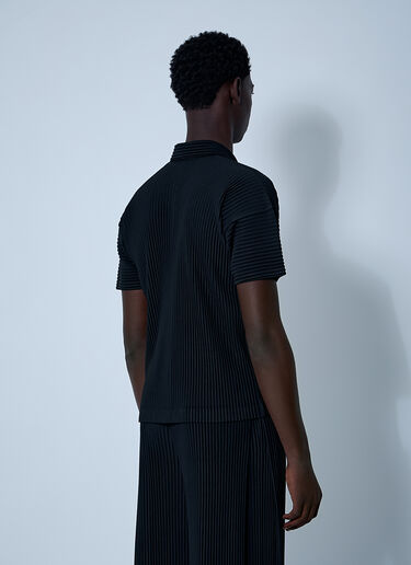 Homme Plissé Issey Miyake Pleated Shirt Black hmp0161016