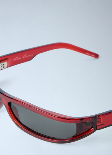 Rick Owens Fog Sunglasses Red ric0165084